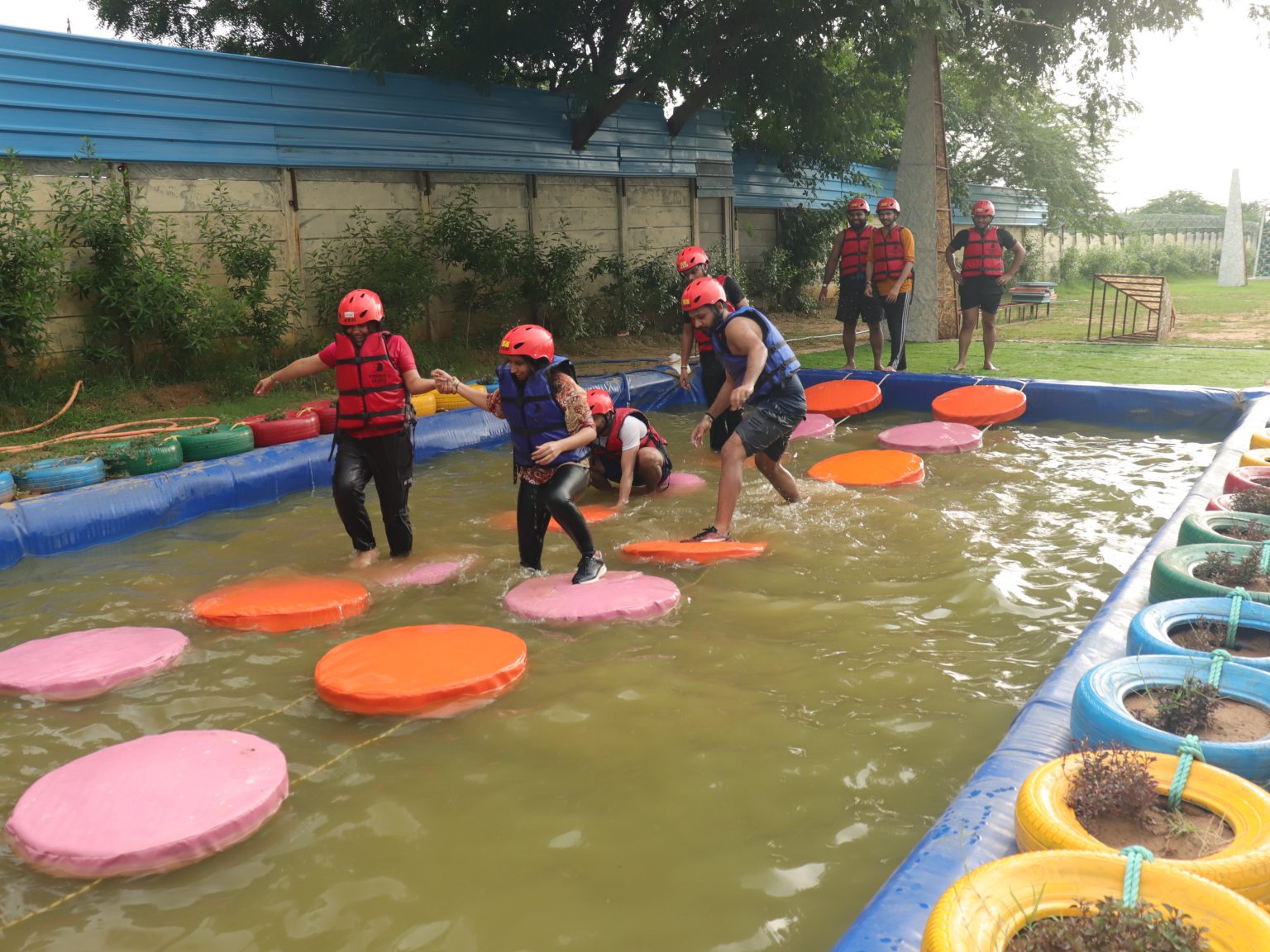 skipping stones activity