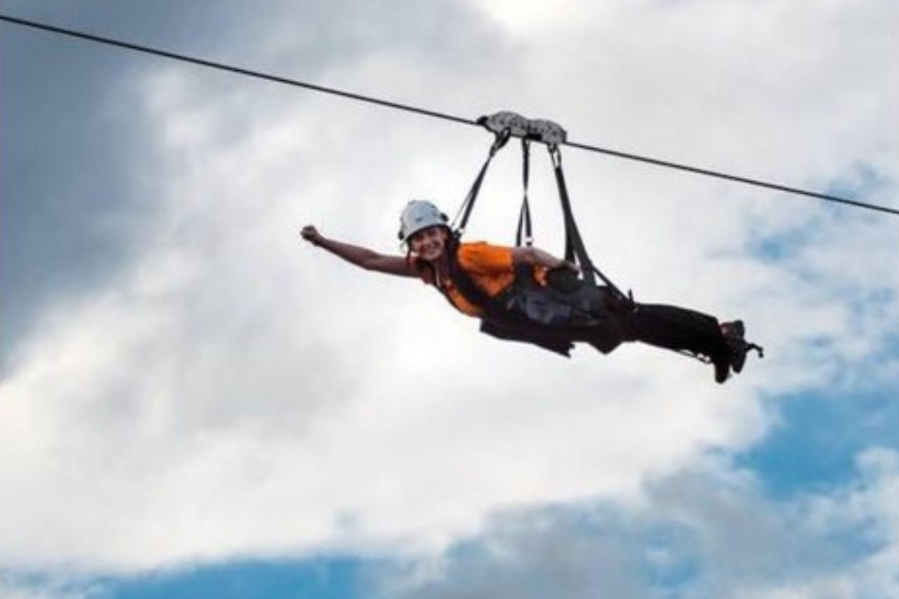 zip line flying fox activity in delhi ncr gurgaon