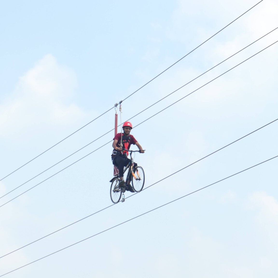 sky cycling activity near delhi