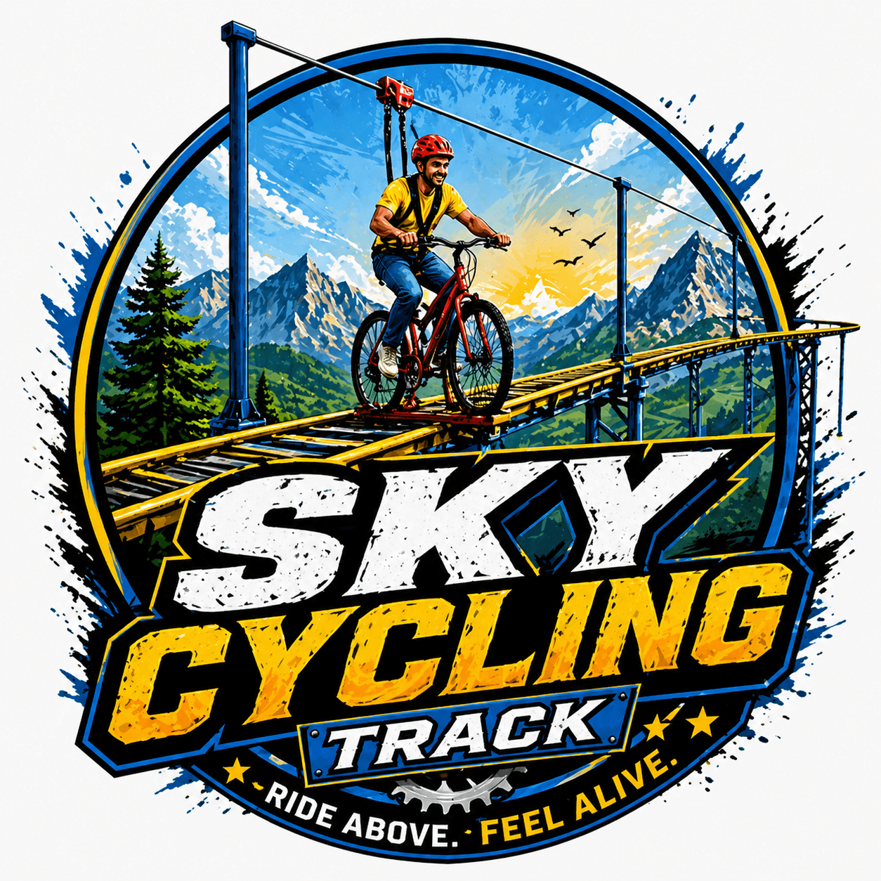 sky cycling activity near delhi
